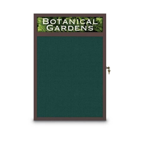 United Visual Products Open Faced Traditional Corkboard, 60x48" UV644A-SATIN-ULTMAR